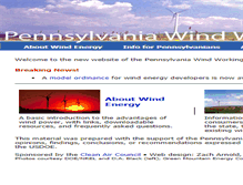 Tablet Screenshot of pawindenergynow.org